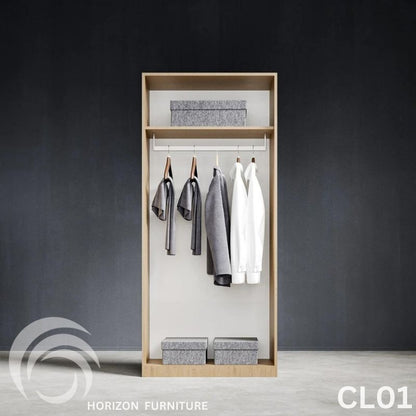 CL01-2 Door Wardrobe-200×80×50 cm