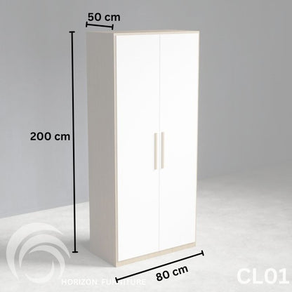 CL01-2 Door Wardrobe-200×80×50 cm