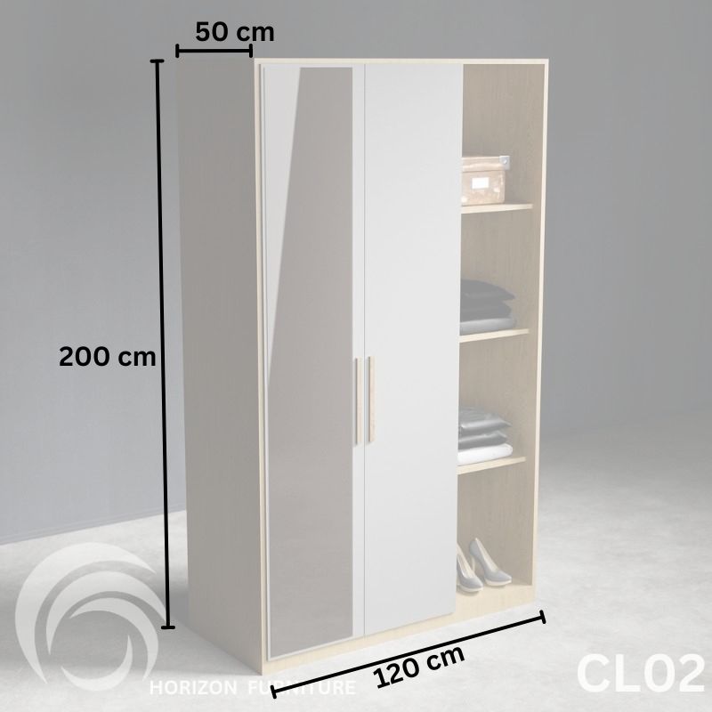 CL02-Clothes Cabinet-200×120×50 cm