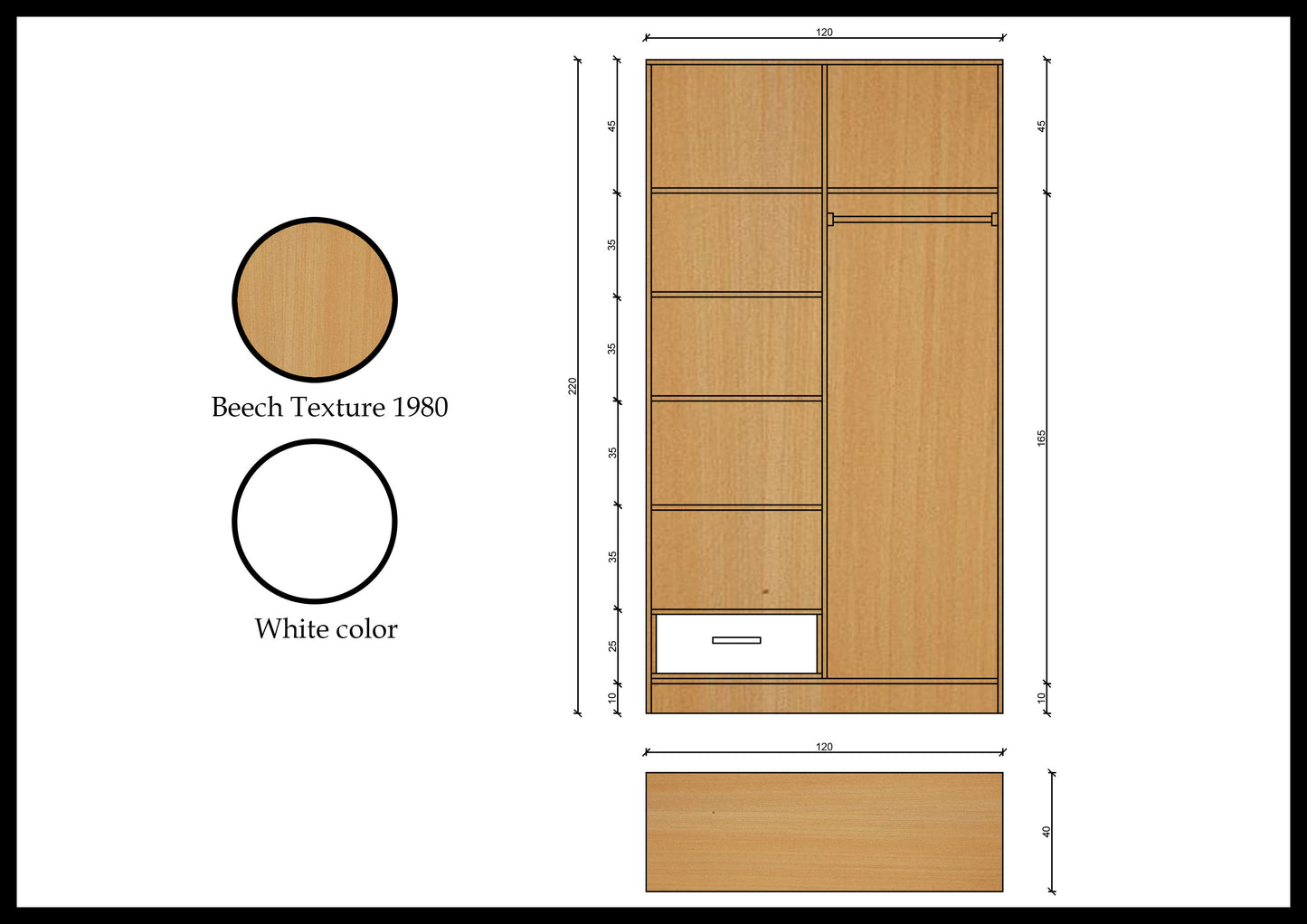 DS01-Dressing-220×120×40 cm